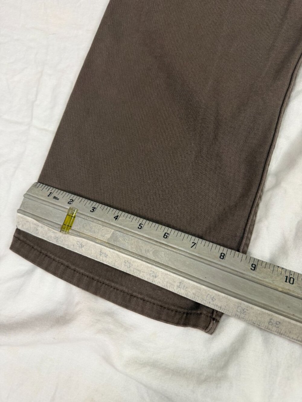 Carhartt Rugged Flex Canvas Work Pants Brown Relaxed Fit 34x30 - Picture 13 of 14